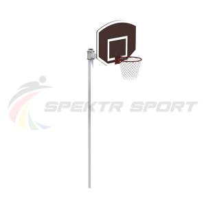 Купить Стойка стритбольная со щитом стационарная SP D 411 в Щучье 