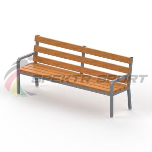 Купить Уличная скамейка со спинкой Дача в Щучье 