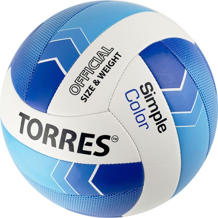 Купить Мяч волейбольный Torres Simple Color любительский р.5 в Щучье 